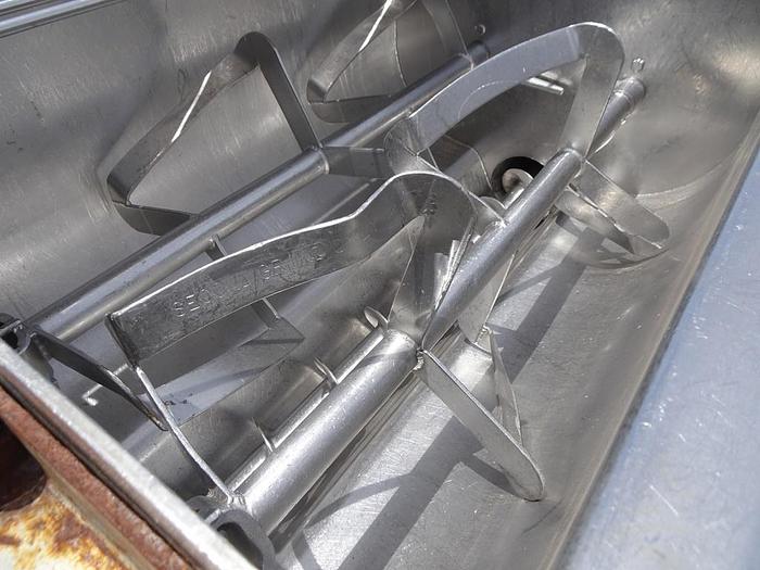 Used Mixer, Paddle, 15 CF, S/st, Dual Shaft, Meat, Grinder #S743053
