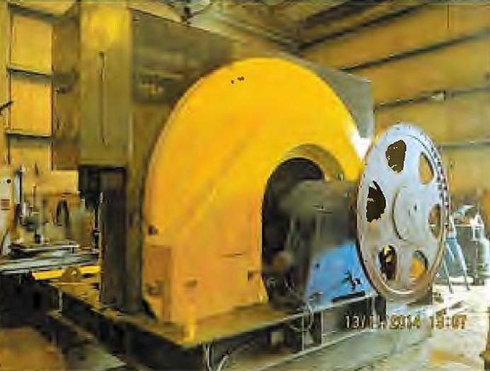 Used Mill, Ball, 12'6" X 16', Dominion, 1,250 HP, #D742154
