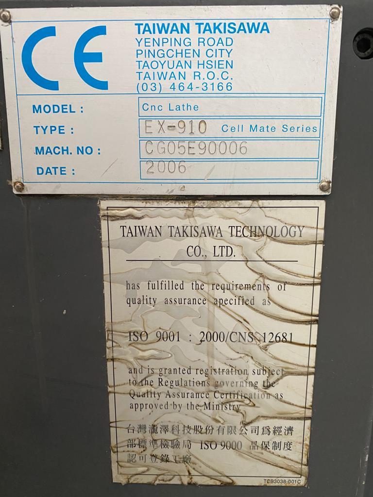 Usato 2006 TAKISAWA-Taiwan EX-910
