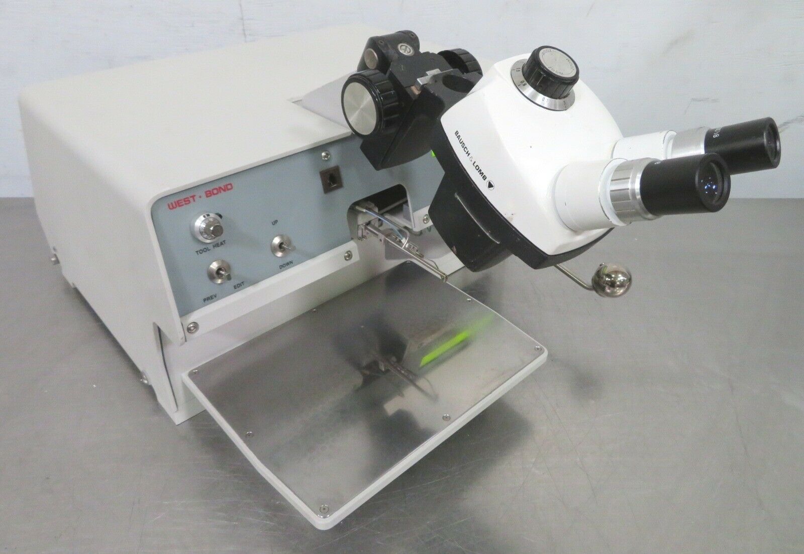 Used West-Bond 7316C Motorized Scrub Single Collet Eutectic Die Bonder