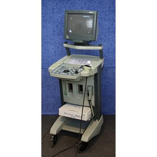 D'occasion ECHOGRAPHE NUMÉRIQUE COULEUR DOPPLER BREUEL&KJAEL HAWK 2102 EXL SWEDEN AVEC SONDE CONVEXE ABDOMINALE  MULTIFRÉQUENCE DE 2 À 6  M