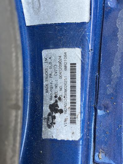 Used 2005 Mack CV713 Tandem-Axle Cab & Chassis #5611