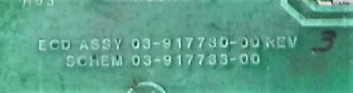 Used Varian 03-917730-00 PCB Board for ECD Detector