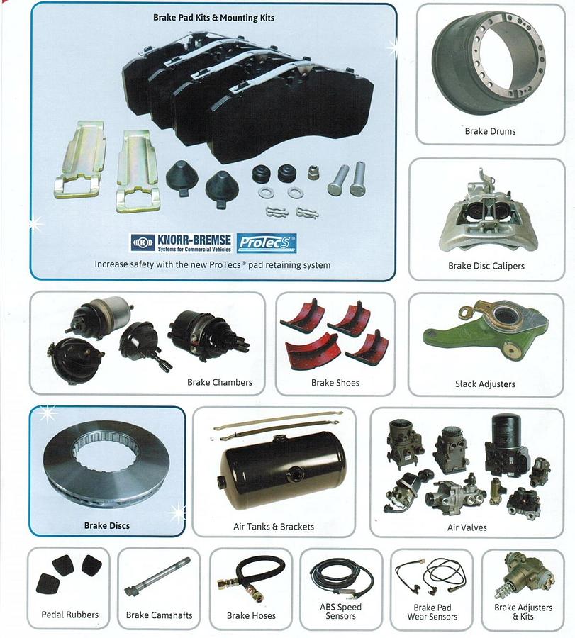 Used Parts Packages - For all Makes & Models WABCO
