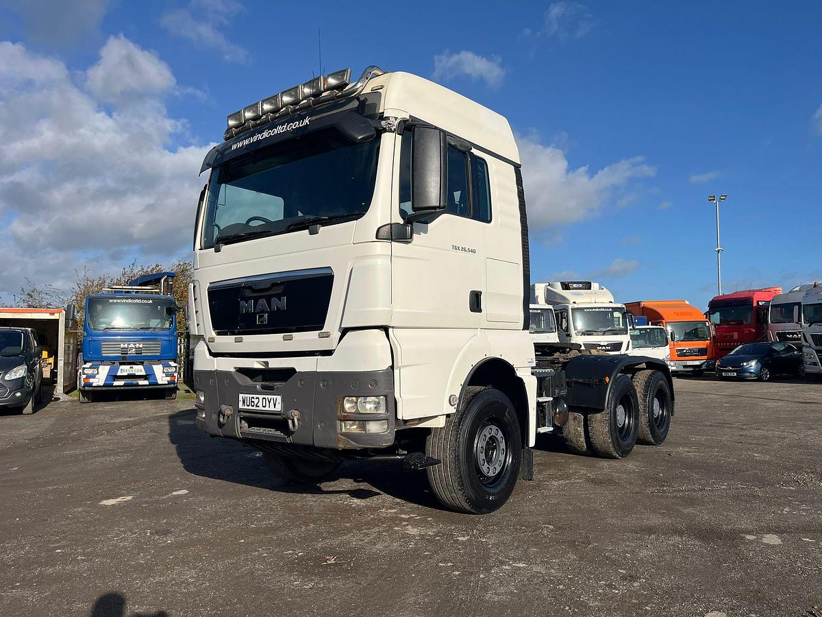Used V 939 - 2012 MAN TGX 26 540 (6X4) TRACTOR UNIT - 150T
