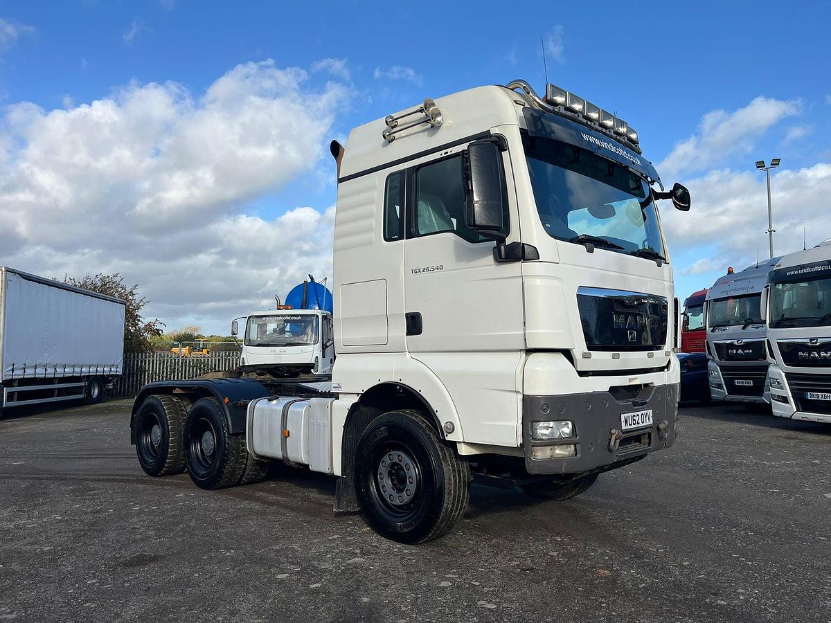 Used V 939 - 2012 MAN TGX 26 540 (6X4) TRACTOR UNIT - 150T