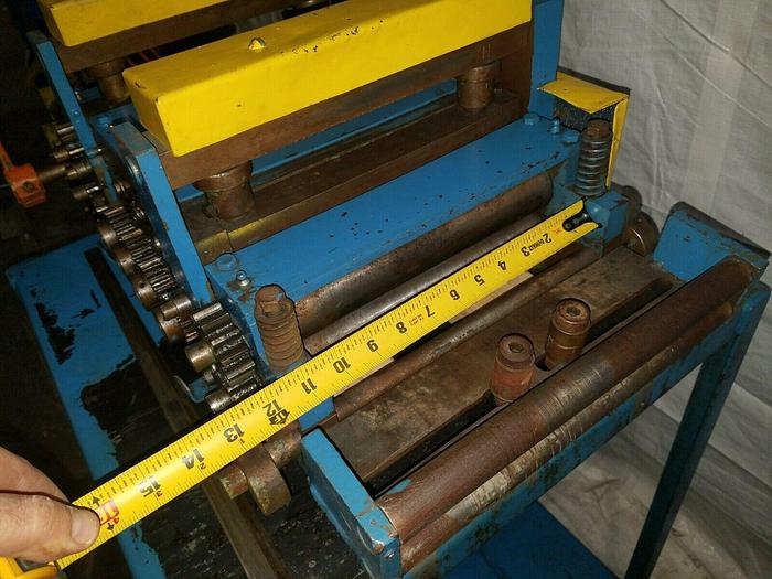 Used Standard 10" Stock Straightener Camber Leveler Roll Feed For Metal Stamping