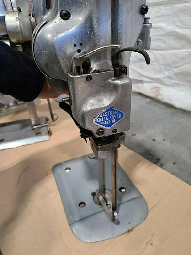 Used Eastman Blue Strike II Class 629 Fabric Straight Cutting Machine