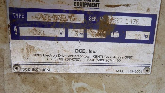 Used Dust Collector, 350 SF, C/st, DCE Unimaster, Envelope Type #S743570