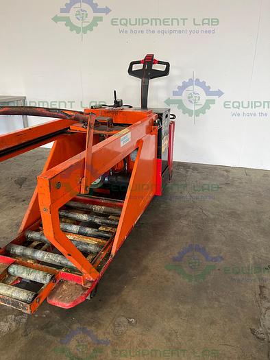 Used Sackett Systems  PJTCB24-V-S Pallet Jack Transfer Cart w/ Raymonf Pallet Jack