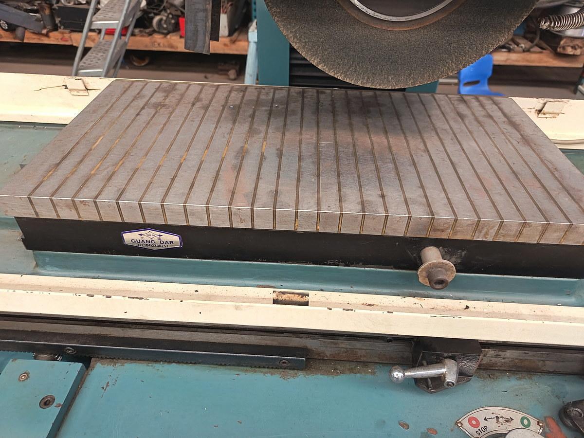 Used MJH hydraulic surface grinder - as new