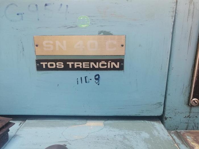 Used Tos centre lathe SN40C