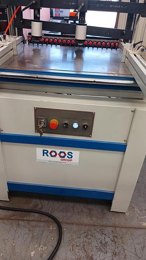 Used Roos single row drilling machine - 21 Spindle (As new!!)