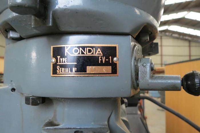 Used Kondia turret milling machine FV-1