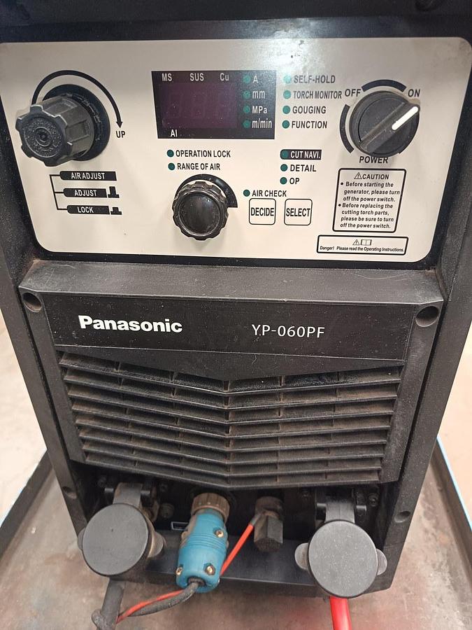 Used Panasonic heavy duty plasma cutting and gouching machine
