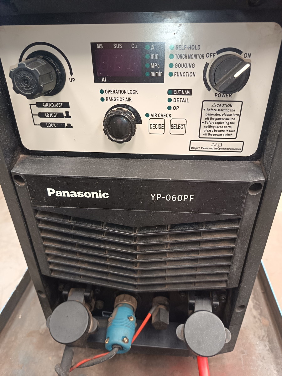 Used Panasonic heavy duty plasma cutting and gouching machine