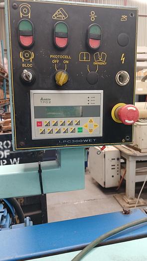 Used Garboli abrasive belt grinding machines with orbital polishing system