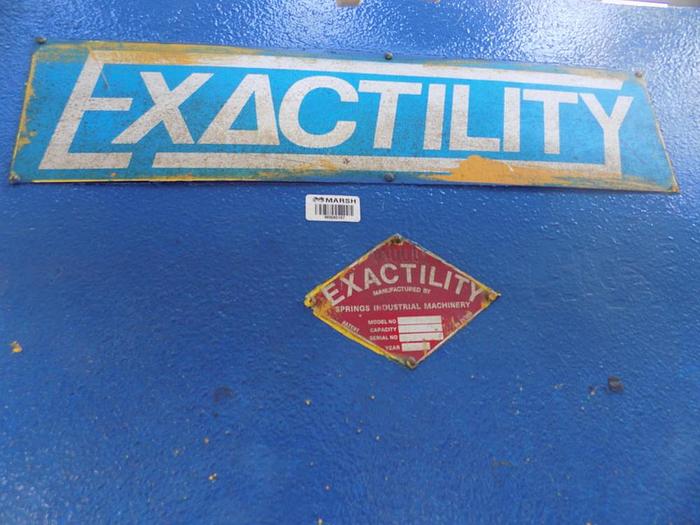 Used Exactility hydraulic press brake 1000/31/A