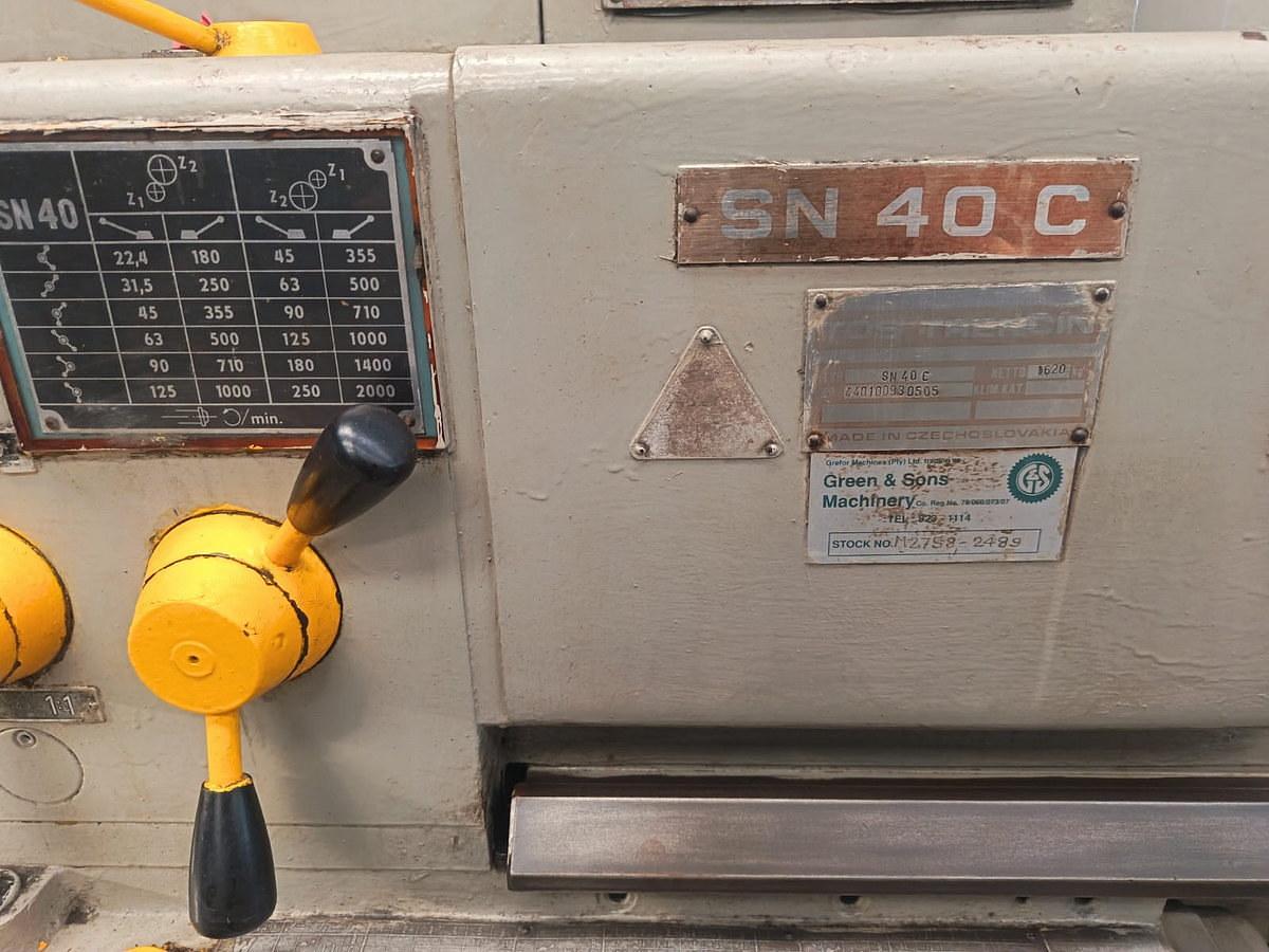 Used TOS centre lathe