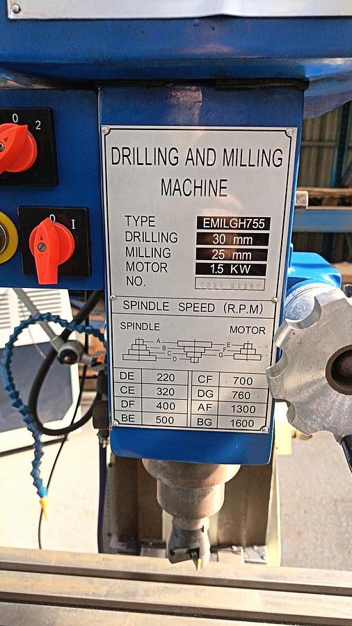 Used Mac-Afric drill / mill combination machines - 220V