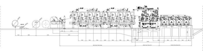 Used 104" (2.64M) CYLINDER MOULD PAPER MACHINE TOSCOTEC  2002