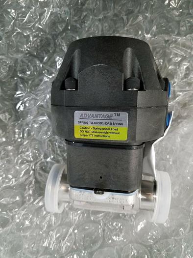 ITT Pure Flo Medical Grade Stainless Steel Pharmaceutical Control Valve. New!