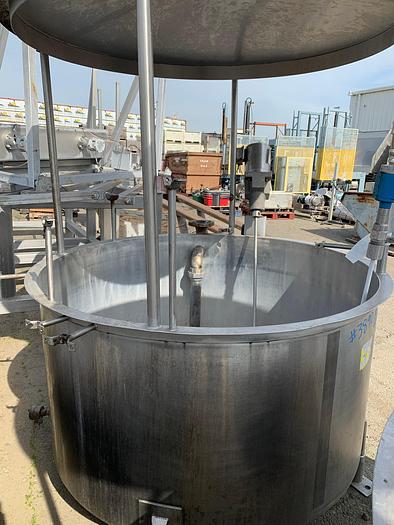 Used 400 Gallon Stainless Steel Mix Tank