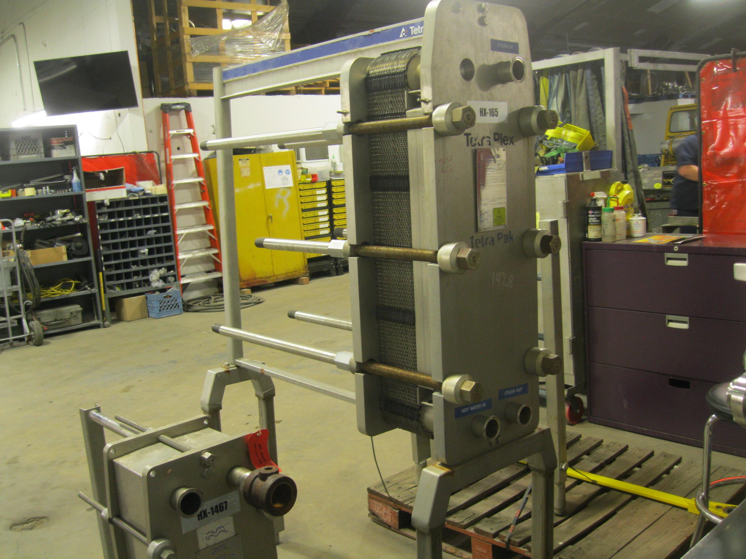 Used 75.53 SQ. FT. TETRA PAK PLATE HEAT EXCHANGER for Sale at Dairy...