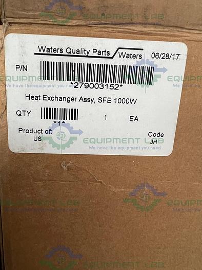 Used Waters  279003152 SFE Heat Exchanger 1000 For Supercritical Fluid Extraction