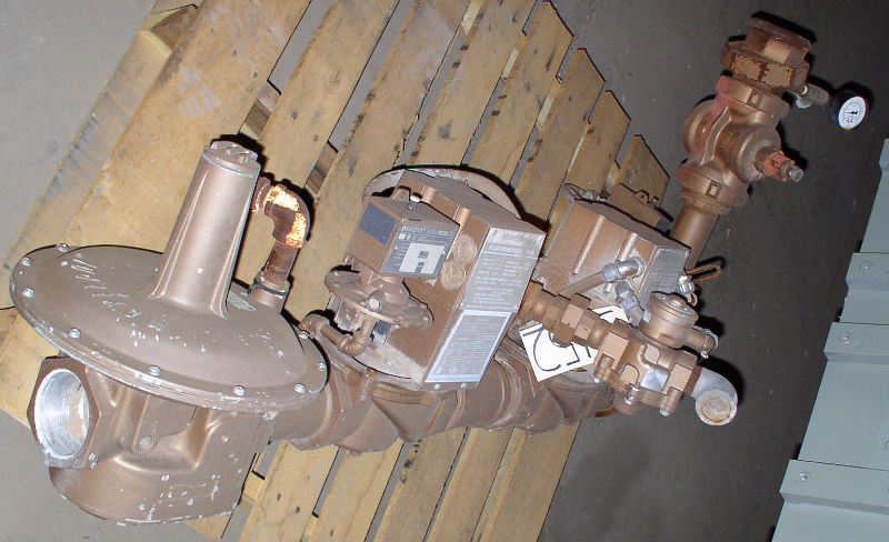 Used 3" Honeywell Gas Furnace / Oven Control Train