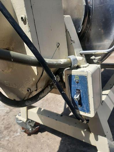 Used Mixer, Paddle, 5 CF, S/st, 200 lb., Leland, Mdl. 200DA70, #S744536