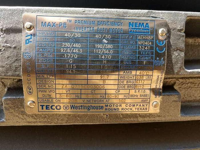 Used Mixer, Pug, 150 CF, C/st, 40 HP, Columbia, Mdl 308.469.1 #C742299