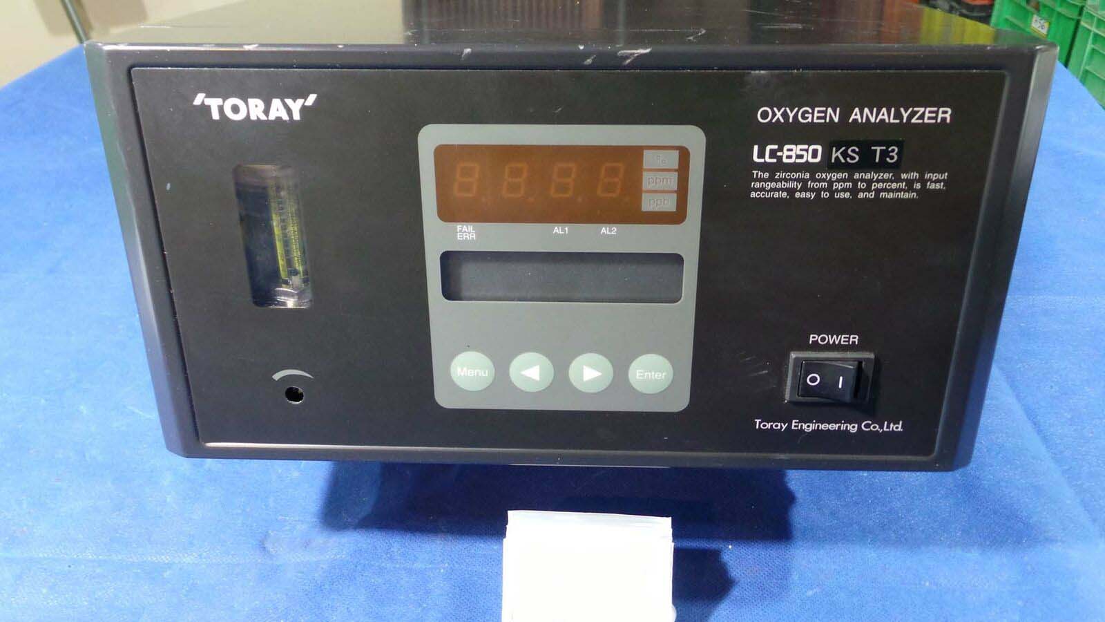 Used Toray Engineering LC-850KS Oxygen Analyzer, LC-850KST3 / Toray