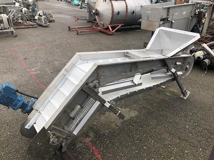 Used Intralox Flighted Belt Elevator