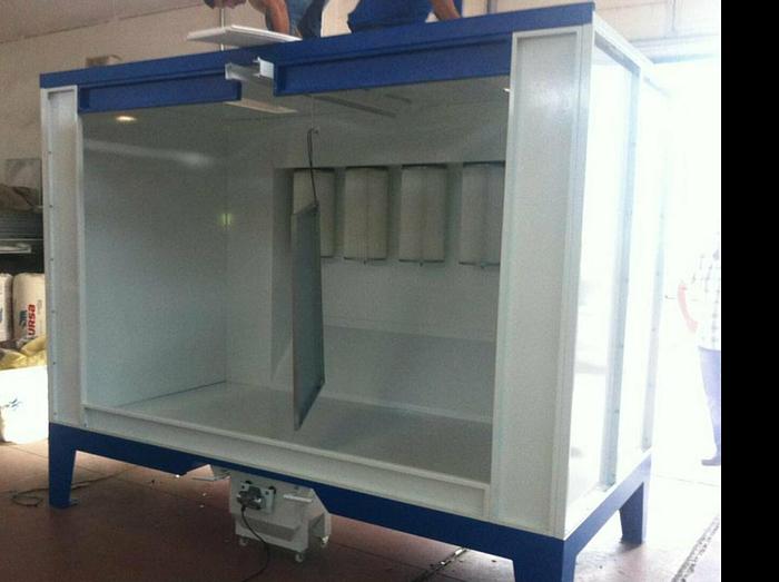 Used Powder coating line 5 filters - 3000*2250*2000mm