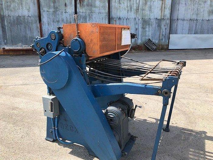 Used 36" Beck sheeter shafted unwind