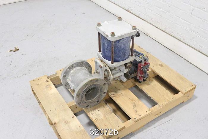 Used Jamesbury 4" Control Ball Valve #32072