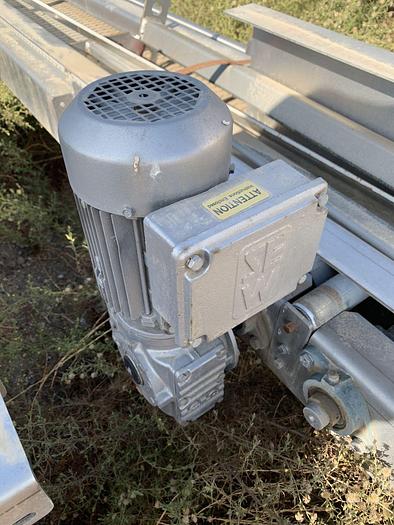 Used Conveyor, Belt, 12" x 33', S/st, Plastic Belt, Boxes #S744698