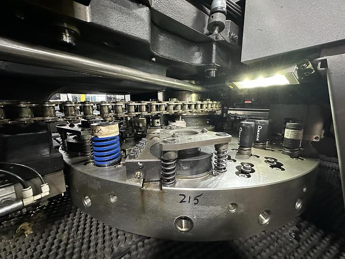 Used 2013  Amada  Acies 2515T Punch/CO2 LASER WITH TOOL LOADER, TOOLING, SPINDLE