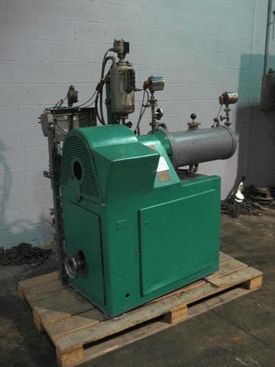 Used 20 LITER NETZSCH HORIZONTAL MEDIA MILL – 25 HP