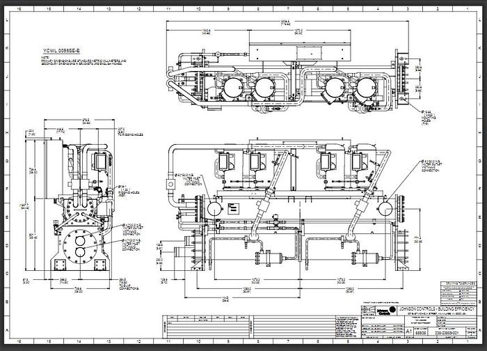 NEW! 2024 YORK 50ton Water Cooled Chiller YCWL-0056SE46 Available 5/7/24