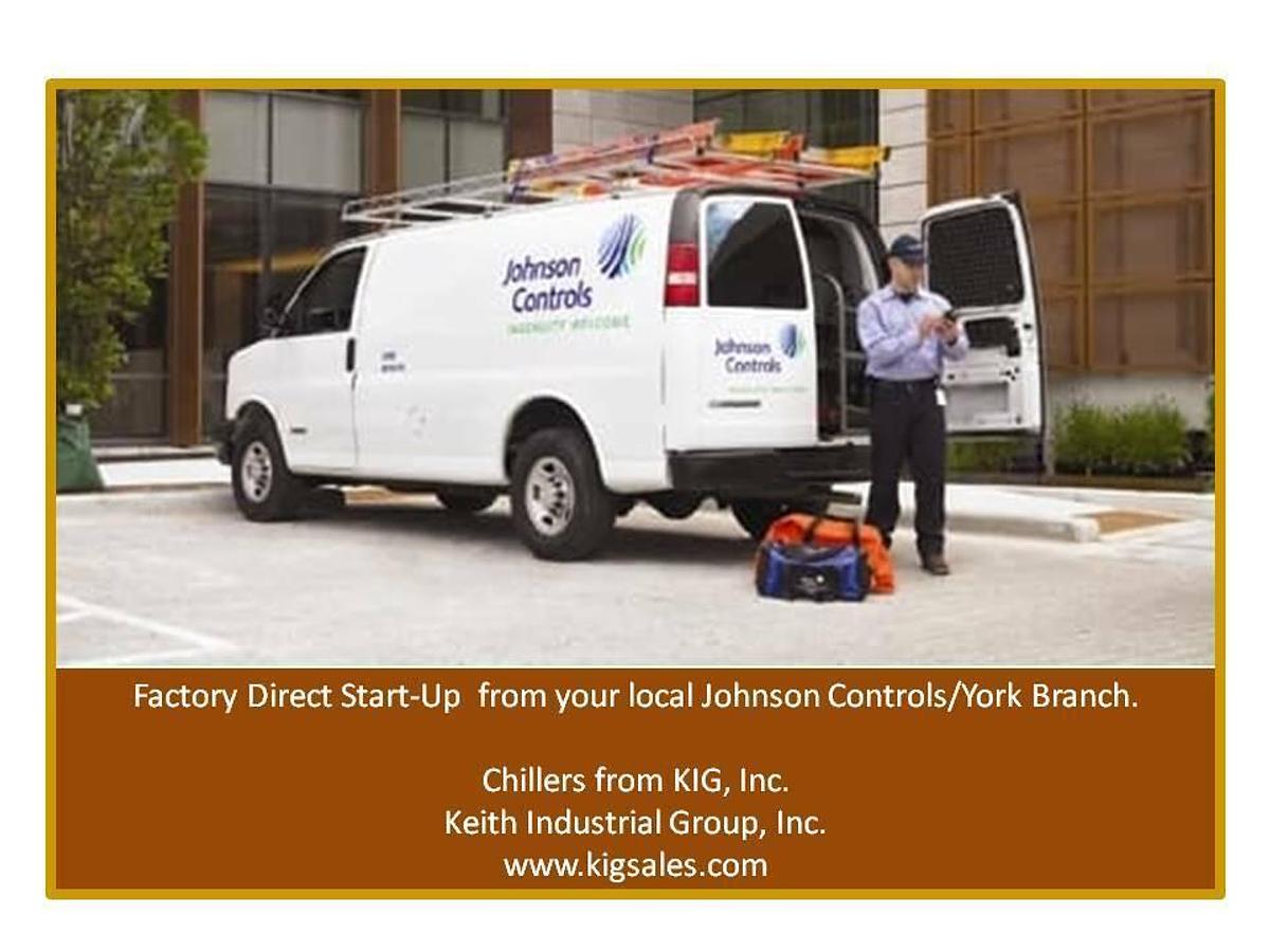 New 2025 YORK 65 ton Air Cooled Chiller  YLAA-0065HJ46VSD R454b 460V In-Stock