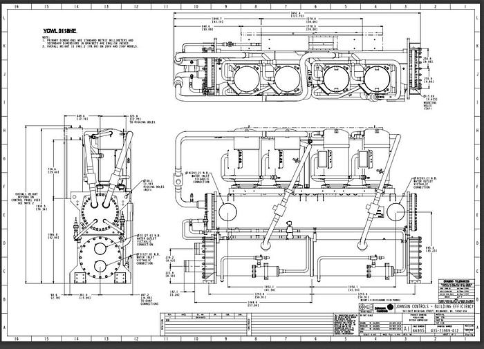 NEW! 2024 YORK 120ton Water Cooled Chiller YCWL-0118HE46 Available 5/14/24