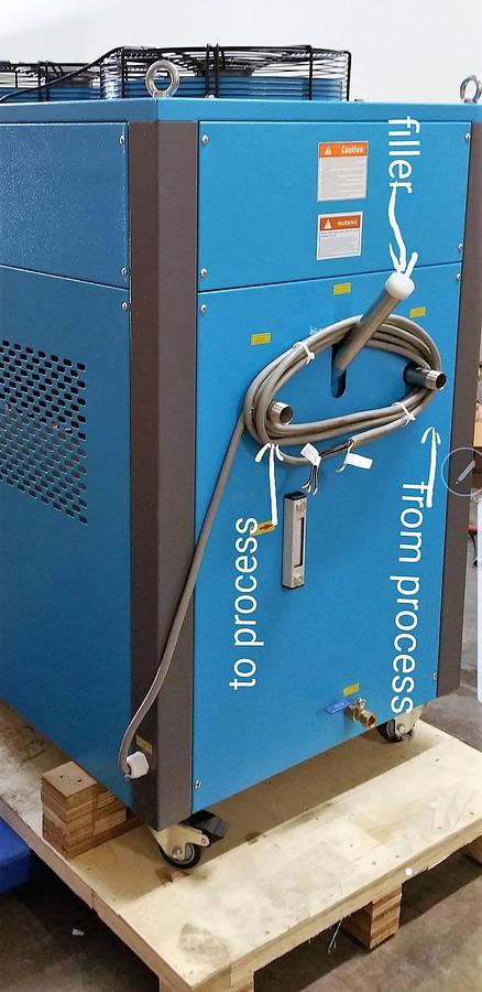 New 2025 KSAC-05 5 ton Air cooled Indoor Chiller R407C 220v In Stock