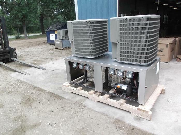 2023 KIG ColdRush 6 ton Dual Circuit Air Cooled Glycol Chiller 230V 86 gal