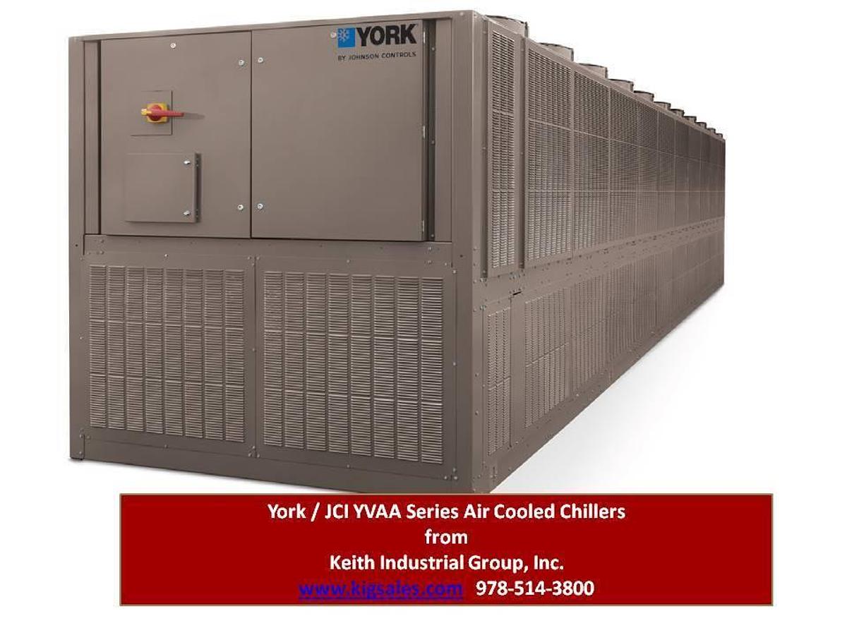 New 2025 YORK 220 ton Air Cooled Screw Chiller 200 220 YVAA-0213XXX46R R-513A 460V Next Avail. 11/11/25