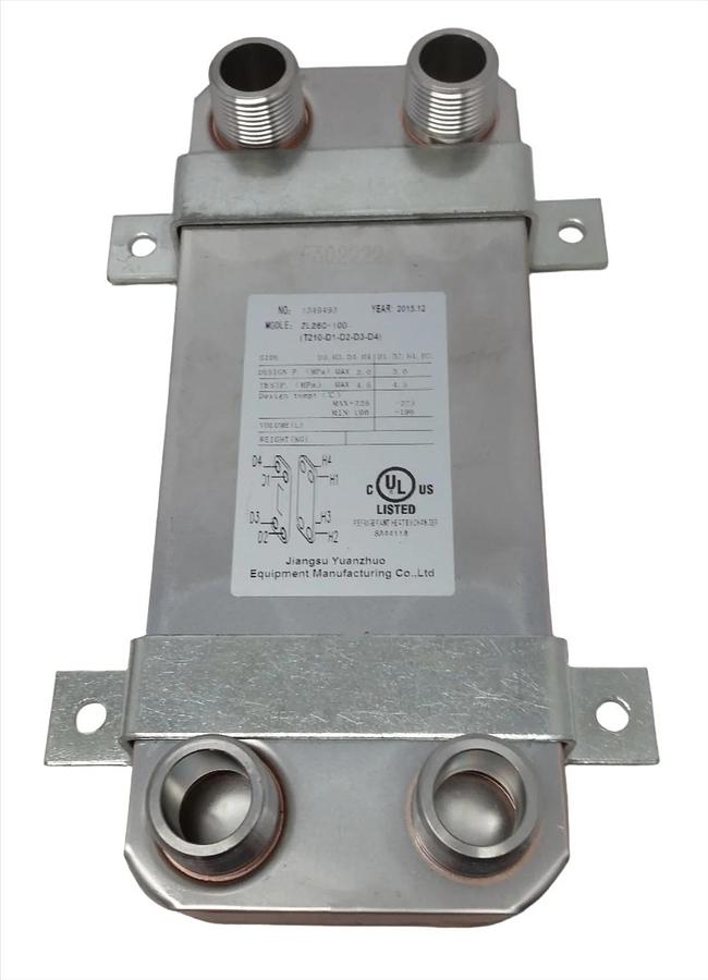 Brazed Plate Heat Exchanger, 10 Plate 5x12