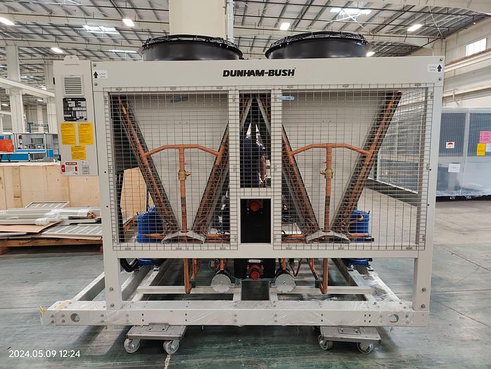 PAIR!  New 2024 Dunham-Bush ACDS040ARGS 40 ton 46, Air Cooled Chillers 460V R410a