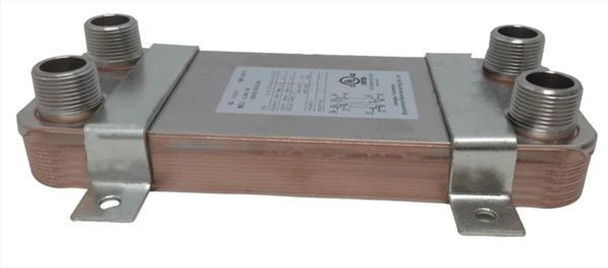 Brazed Plate Heat Exchanger, 10 Plate 5x12