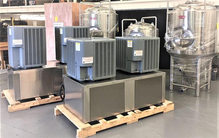 NEW 10 BBL Stainless Jacketed Fermenter / Unitank - Leftover Stock 